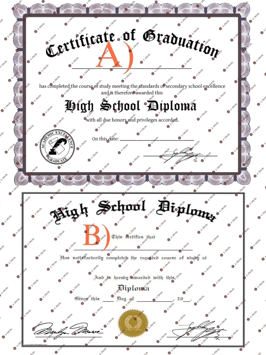 Costumize Edible Diploma