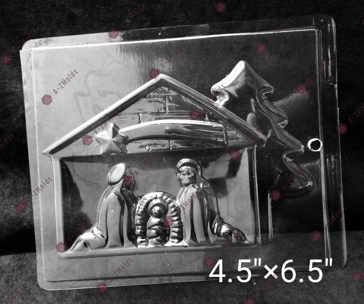 Manger holy family, baby Jesus mold