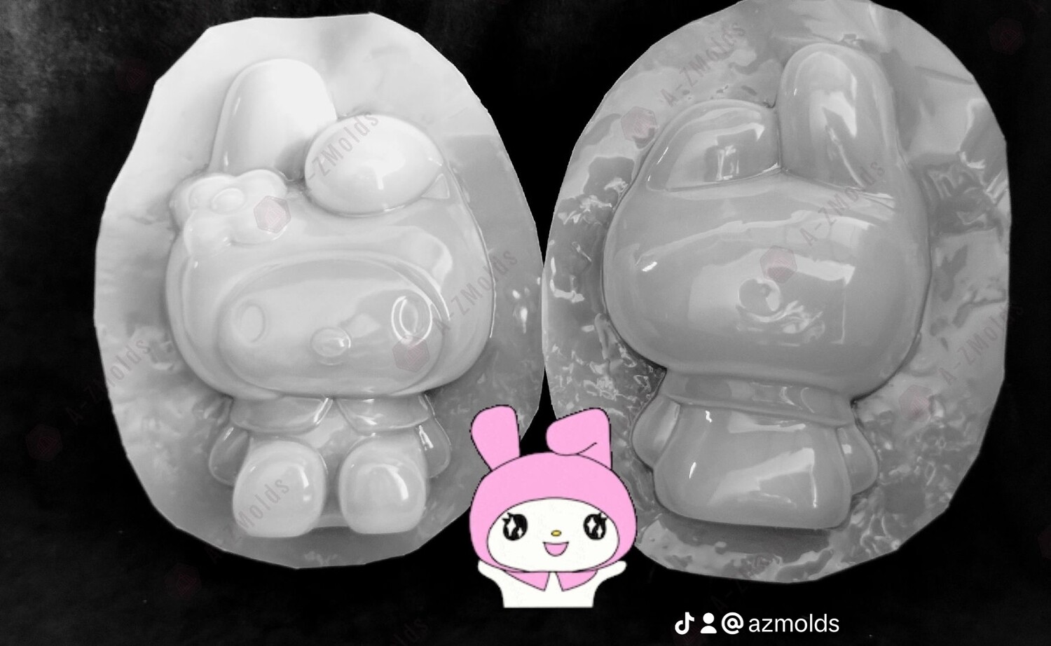 3D my melody whole mold