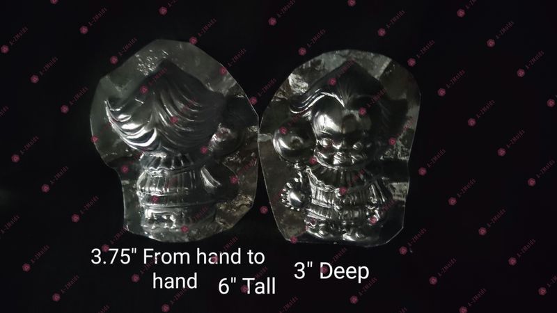 It demonic Clown, Halloween horror movie chocolate mold 3D 2 PC