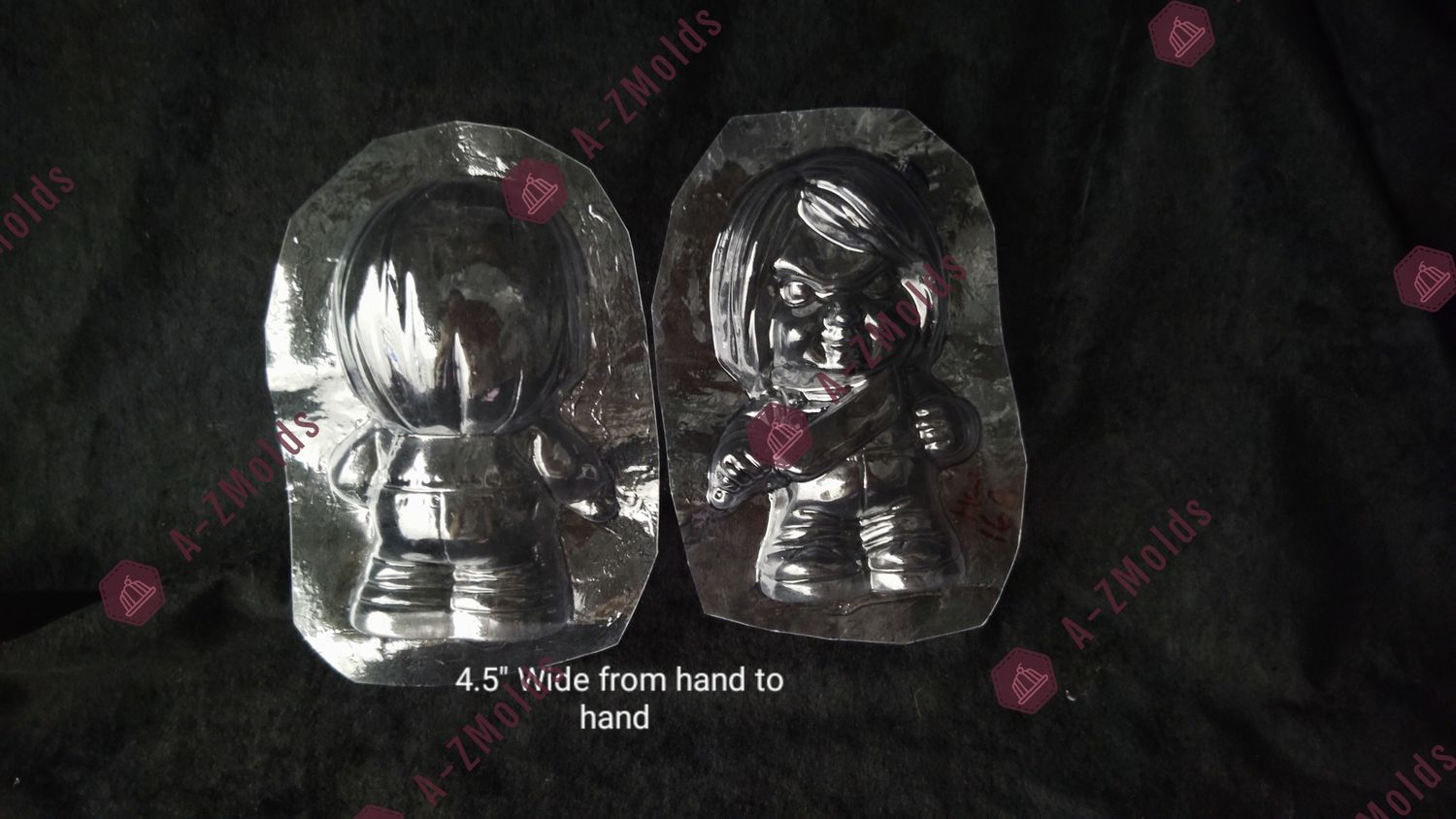Chucky Chocolate Mold 3D 2 PC