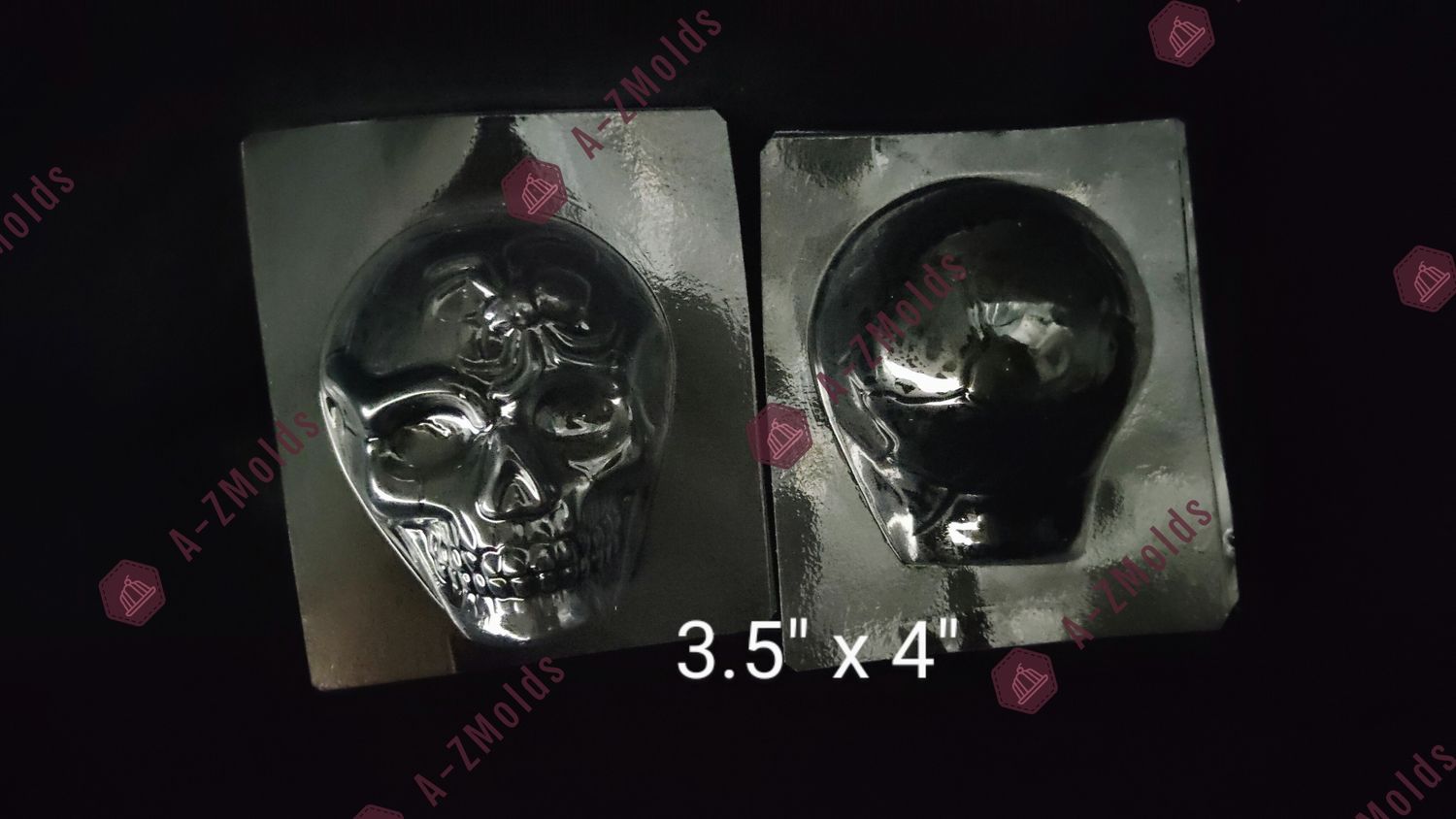 3D whole skull, dia de muertos