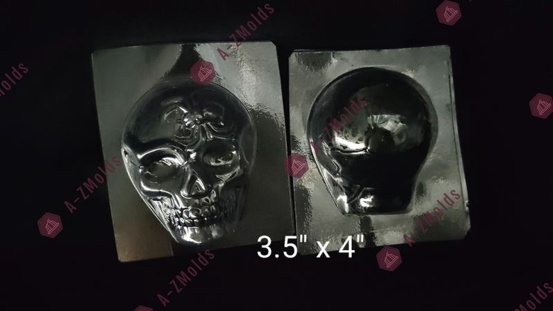 3D whole skull, dia de muertos