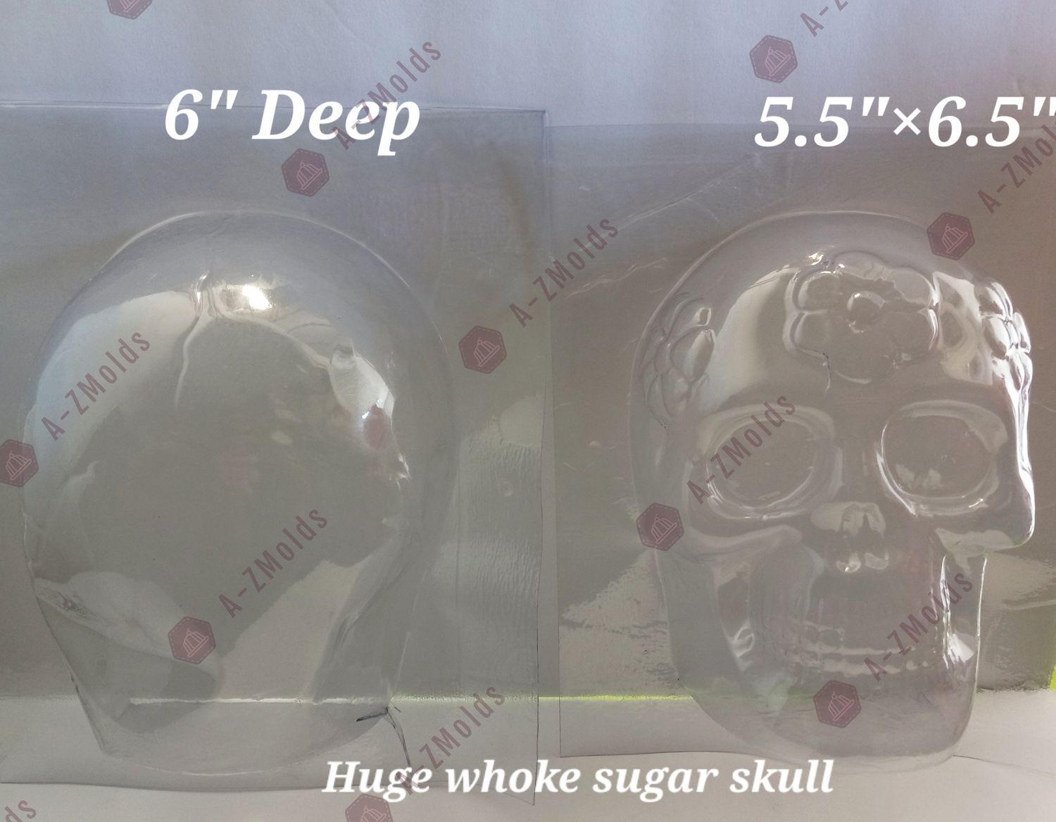 XL chocolate skull mold
