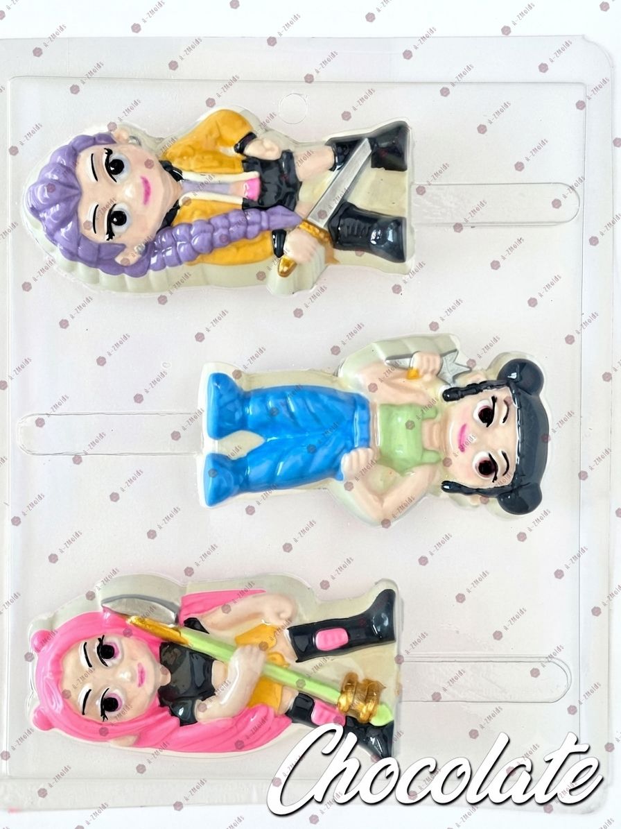 Demon hunter K pop Korean series chocolate mold
