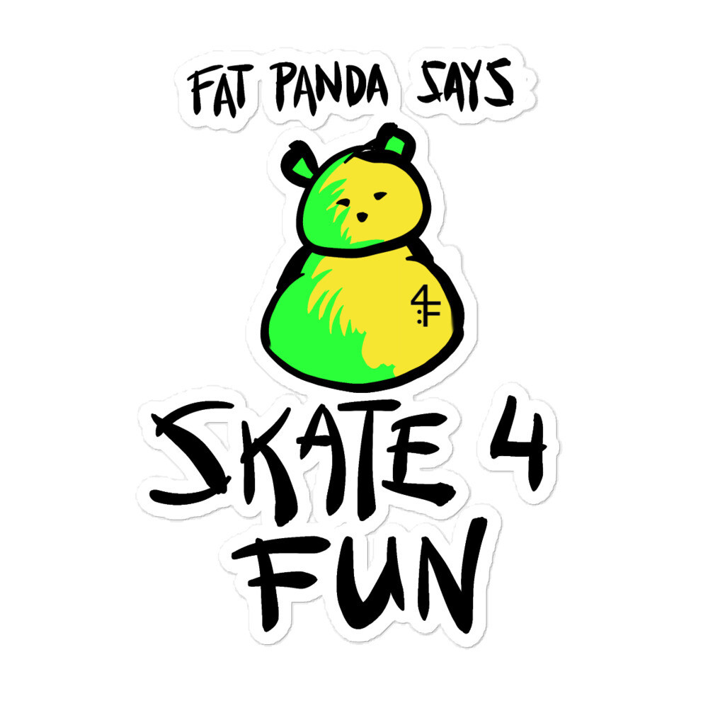 FAT PANDA sticker