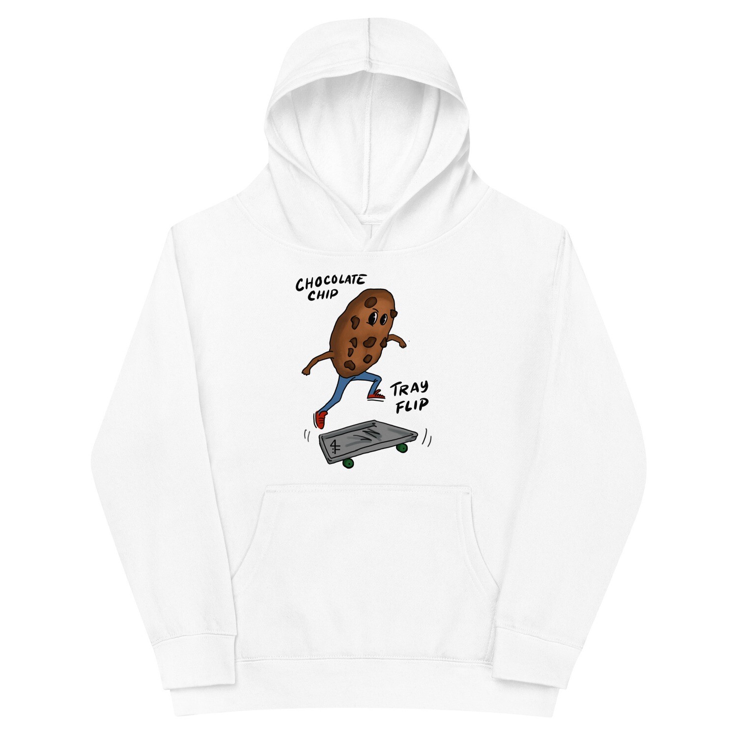 Chocolate Chip Tray Flip - Kids fleece hoodie