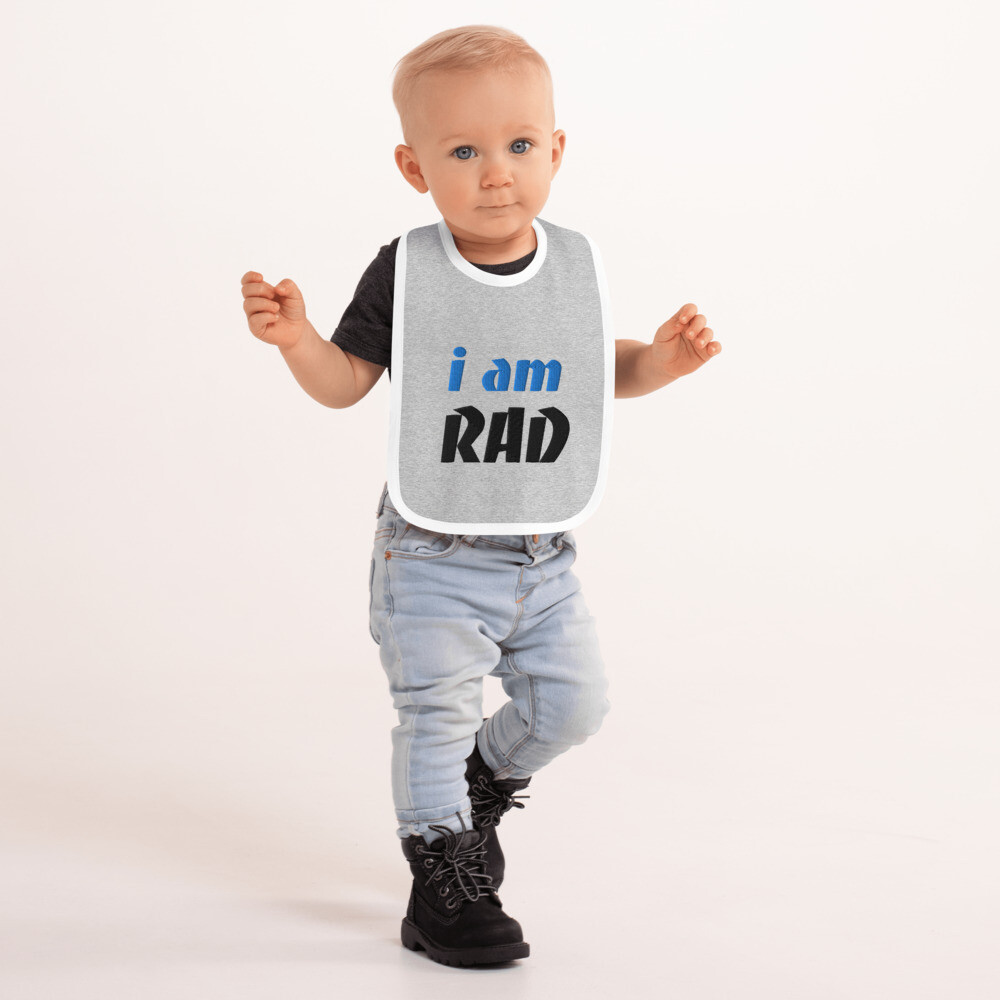 RAD - Embroidered Baby Bib