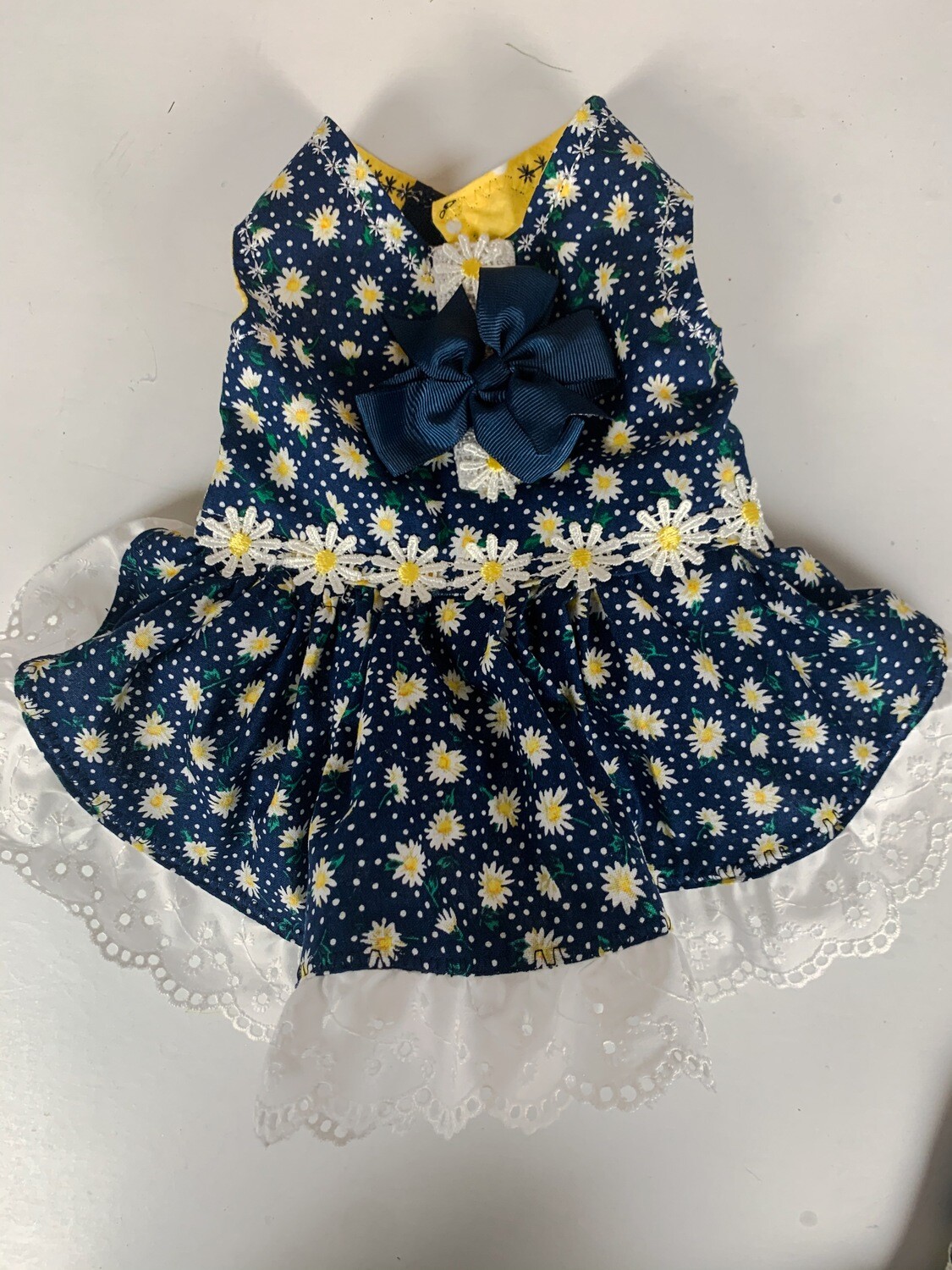 Navy Daisy Dress