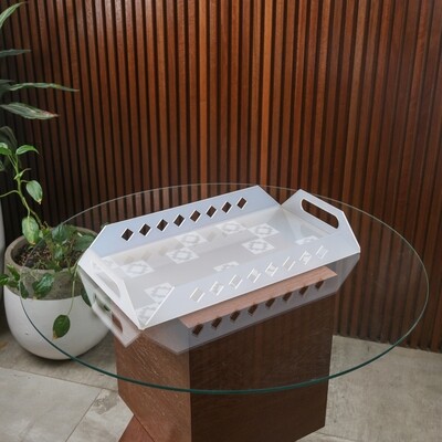 Large Tray - White