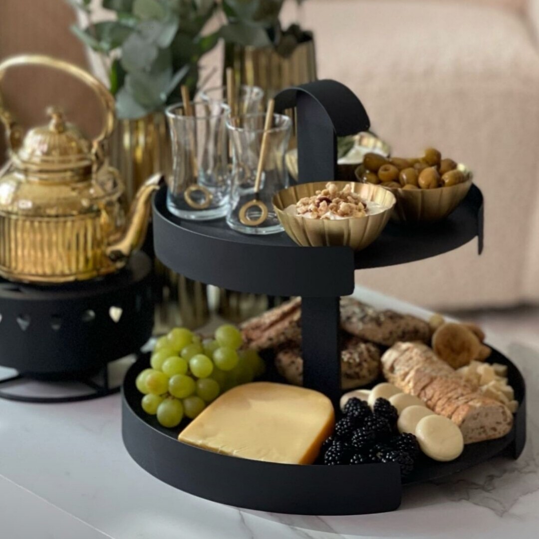 Round Sweets Stand - Iron