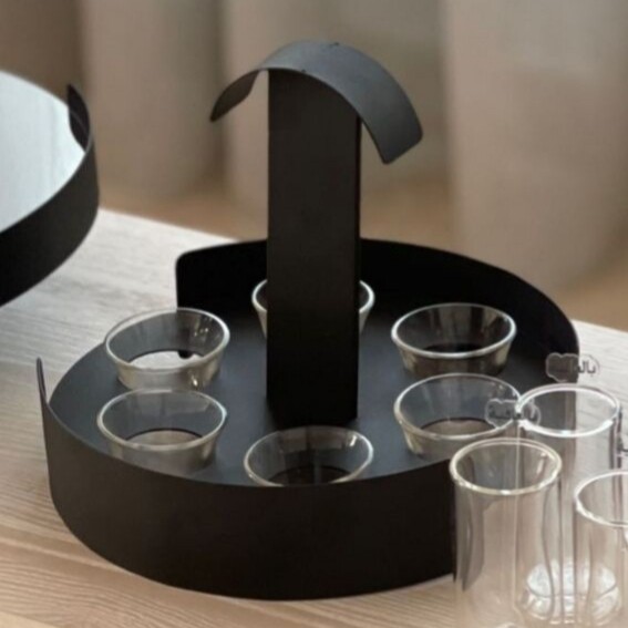 Coffee Cups Stand - Iron