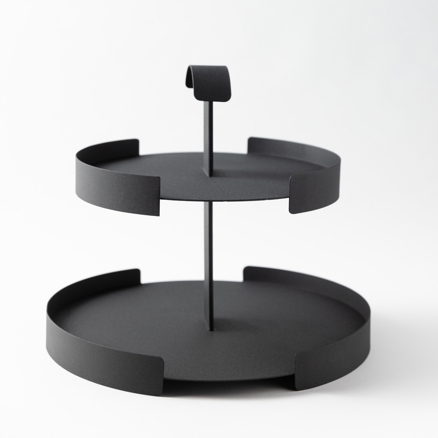 Round Sweets Stand - Iron - Black
