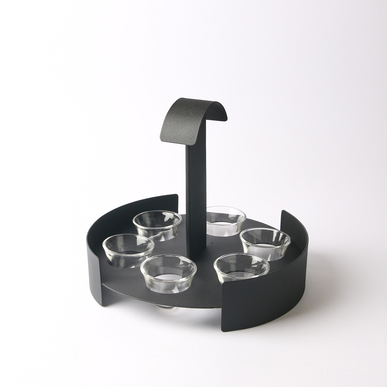 Coffee Cups Stand - Iron - Black