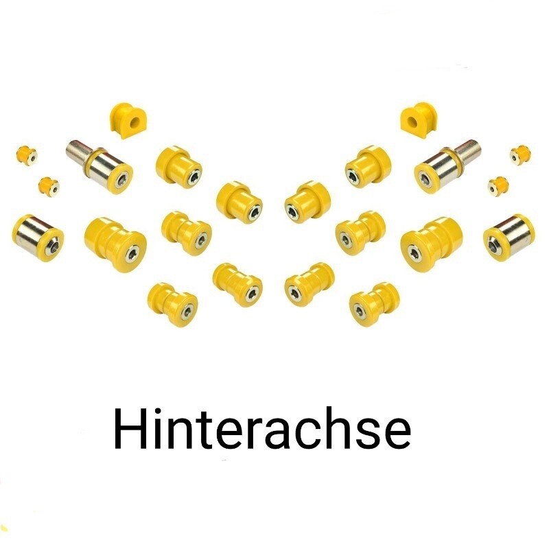 PU-Buchsen SATZ- SPORT Hinterachse Härte: 90ShA A6 S6 RS6 4b/C5