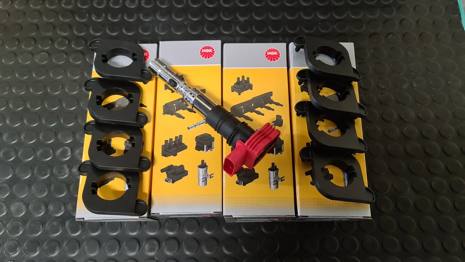 Zündspulen Satz für Rs6/S6 4b c5 inl. Alu-Adapter