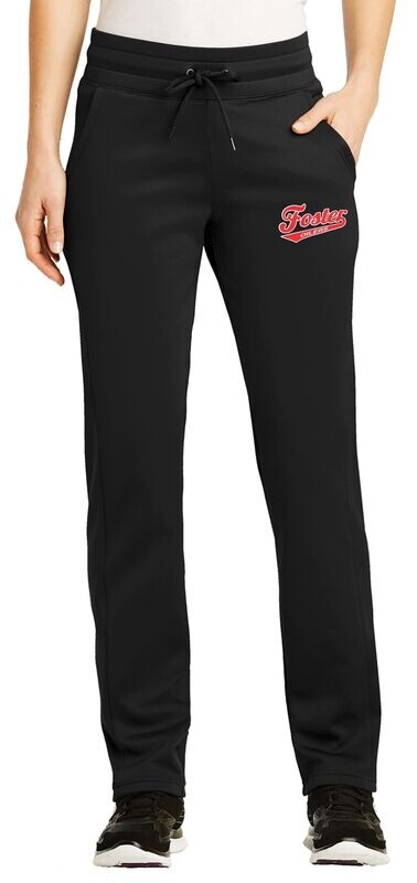 OPEN LEG POLY/FLEECE JOGGERS