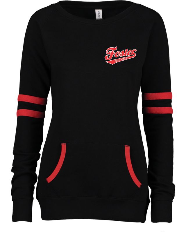 LADIES VARSITY FLEECE PULLOVER