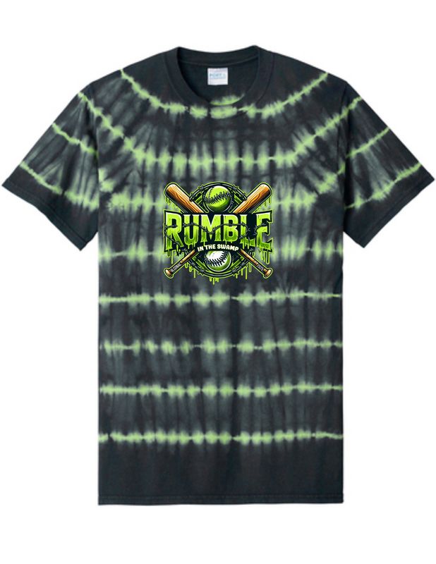 Tie Dye  All Over Stripe T-Shirt