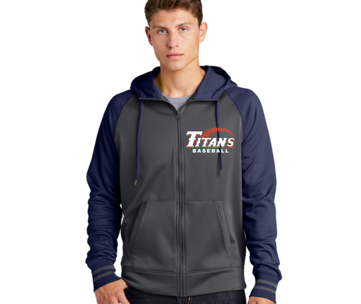 Sport-Wick® Varsity Fleece Full-Zip Hooded Jacket