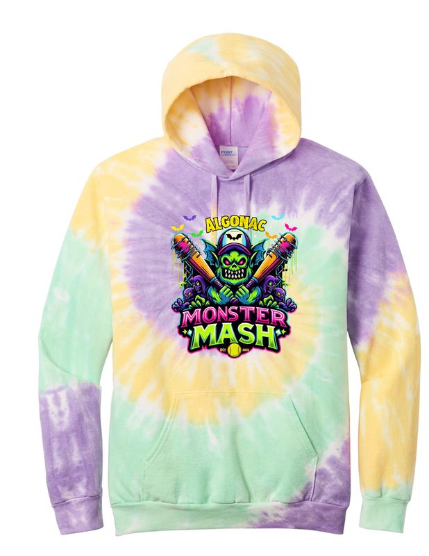Tie-Dye Pullover Hooded Sweatshirt - ADULT SIZING ONLY