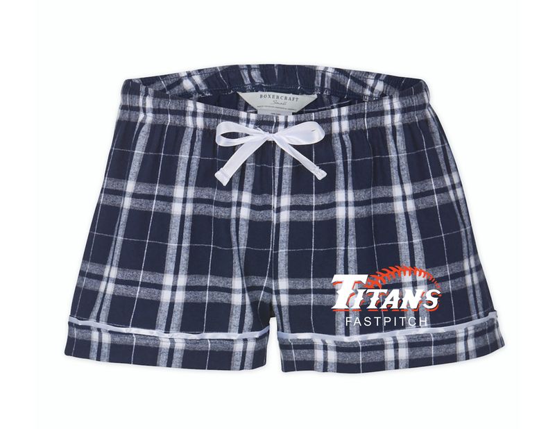 Ladies Flannel PJ Short
