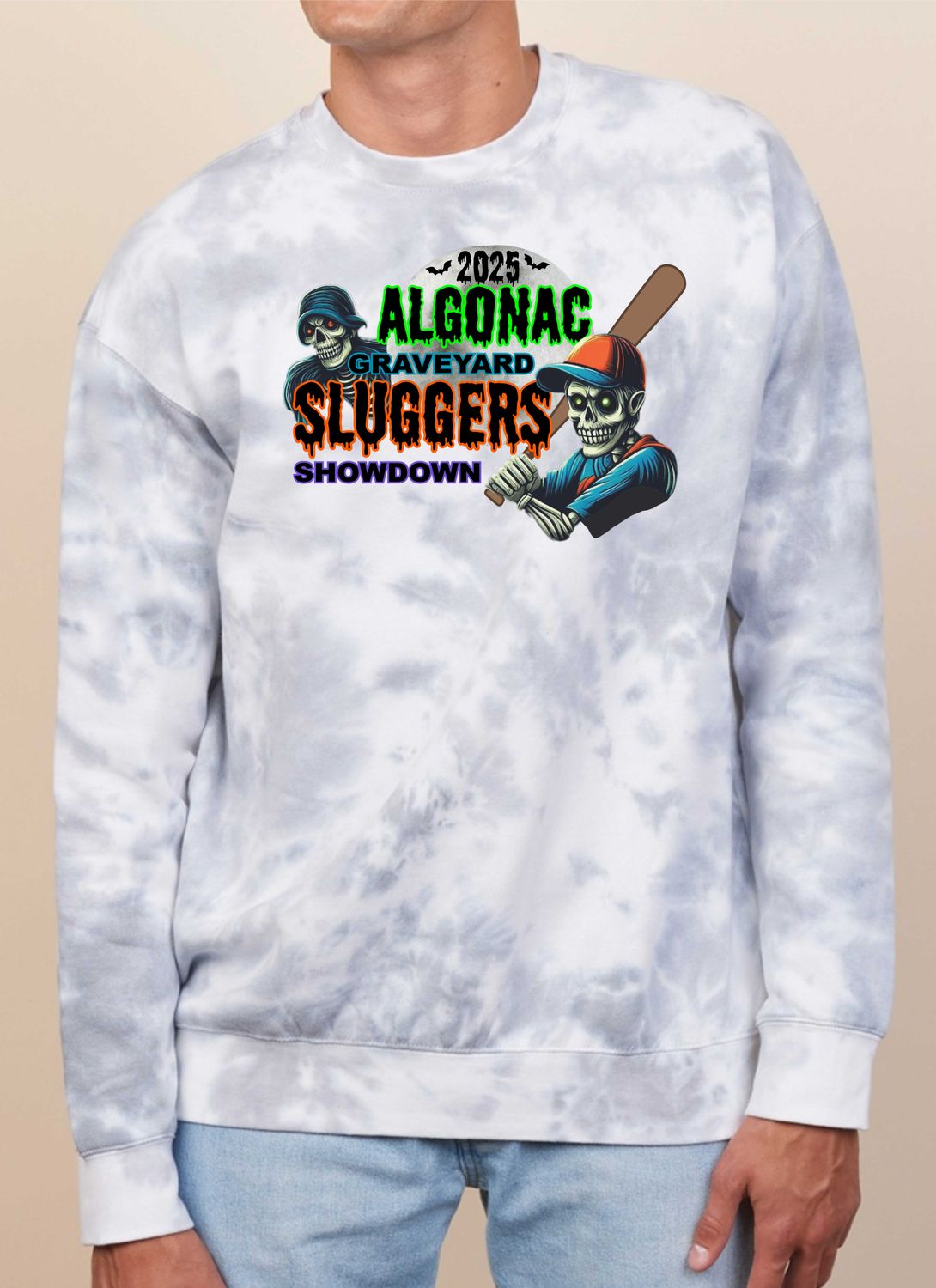 TIE DYE FLEECE CREWNECK SWEATSHIRT