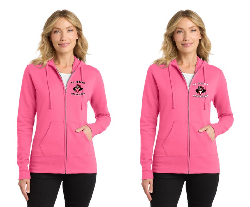 Women's Port & Co™ Women's Core Fleece Full-Zip Hooded Sweatshirt
