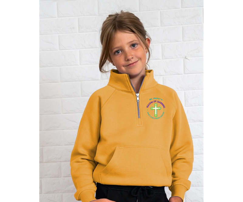 Youth Boxy Half Zip Fleece