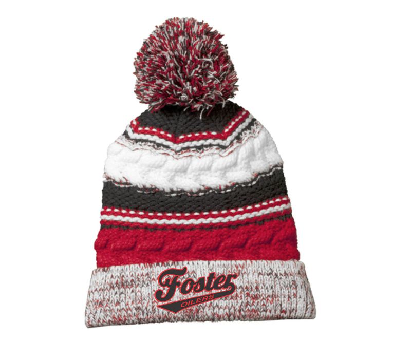 Sport-Tek® Pom Pom Team Beanie (EMBROIDERED)
