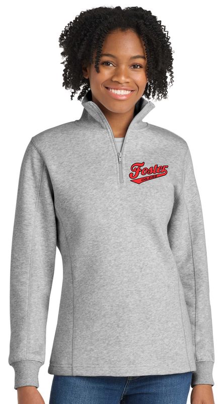1/4 ZIP SWEATSHIRTS; UNISEX & LADIES