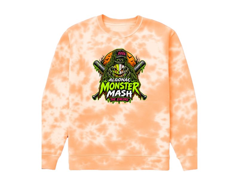 TIE DYE FLEECE CREWNECK SWEATSHIRT(ADULT/YOUTH)