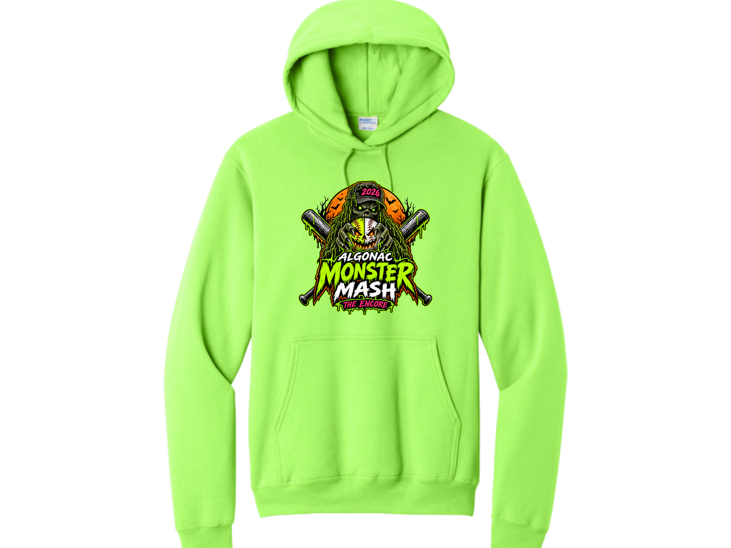 FLEECE HOODED PULLOVER SWEATSHIRT (ADULT/YOUTH)