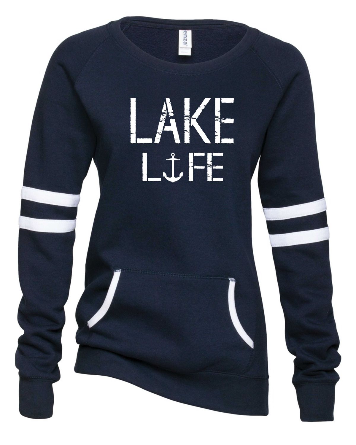 LADIES VARSITY FLEECE PULLOVER