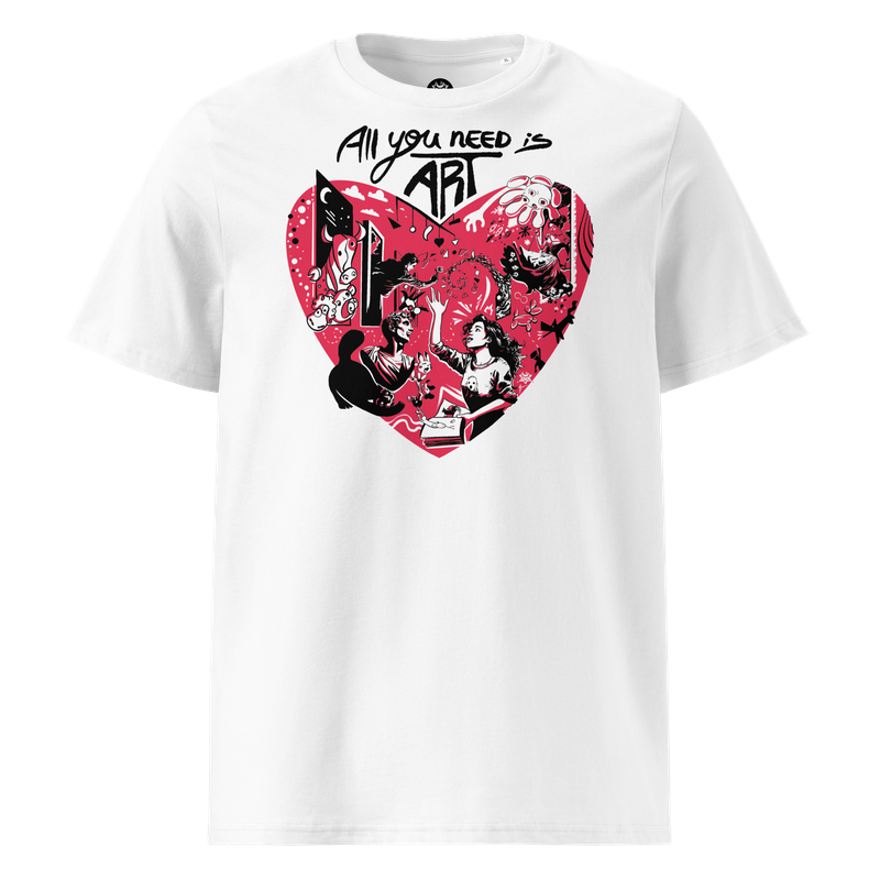 All you need is Art - Unisex organic cotton t-shirt