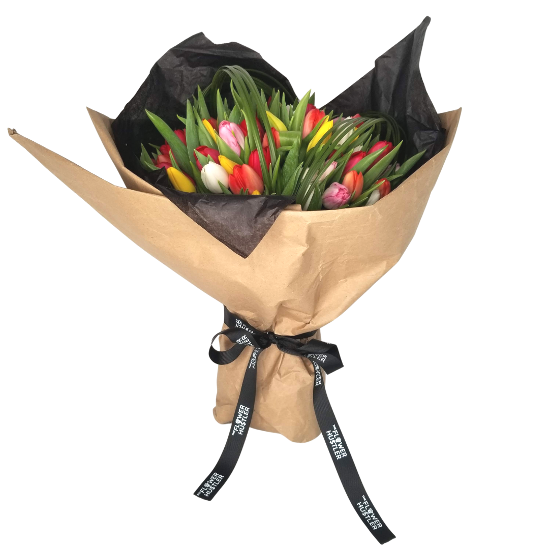 Tulips - Wrapped Bouquet