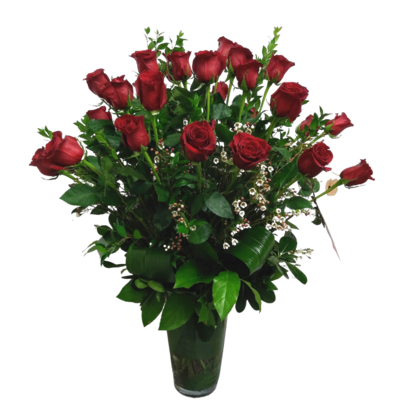 Traditional - Vased Roses