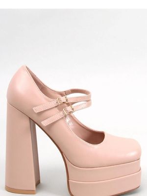 Platform korkokengät, beige