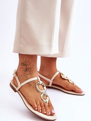 Varvassandaalit, beige