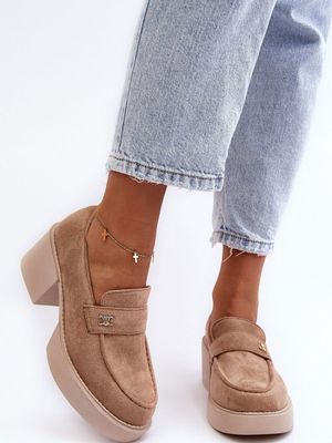 Korkokengät matalissa kengissä malli 186092 Step in style