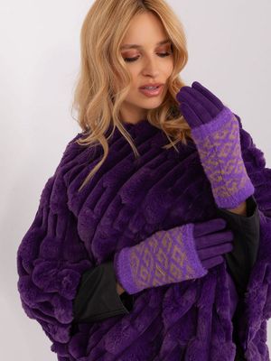 Violetit käsineet + rannekkeet