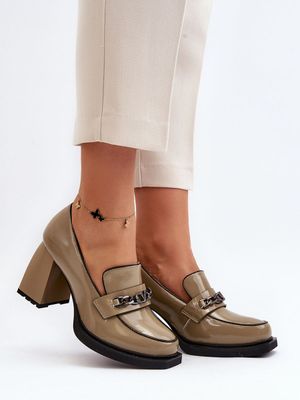 &#39;Block heel pumps malli 193347 Astu tyylillä&#39;