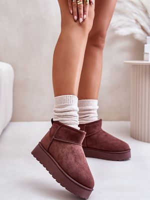 Snow Boots Lumisaappaat - ruskea