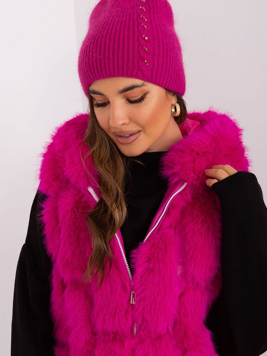 Angora pipo - pinkki