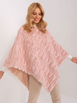 Poncho - vaaleanpunainen/hento rosa