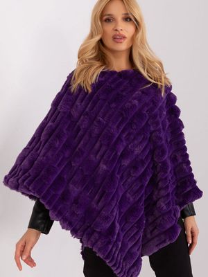 Violetti poncho