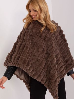 Poncho - ruskea