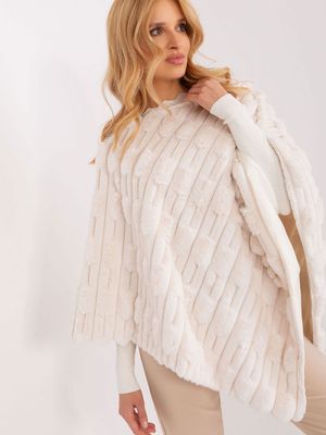 Beige poncho - AT