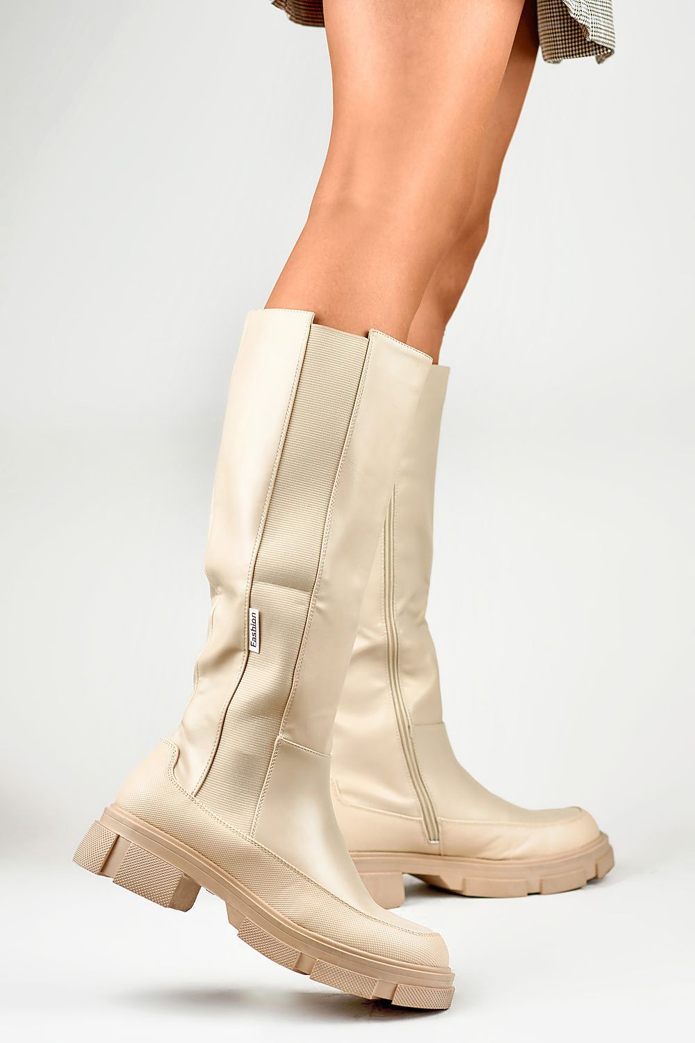 PRIMO saappaat - vaalea beige - KOKO 39