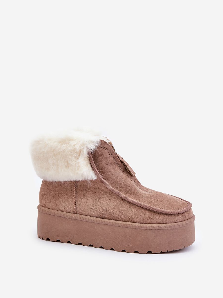 Snow boots talvikengät - beige